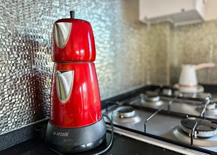 Deniz Manzarali, Plaja 100 Metre, Luks 3 Апартаменты