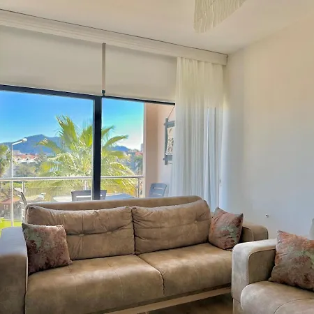 Deniz Manzarali, Plaja 100 Metre, Luks 3 Apartment Marmaris