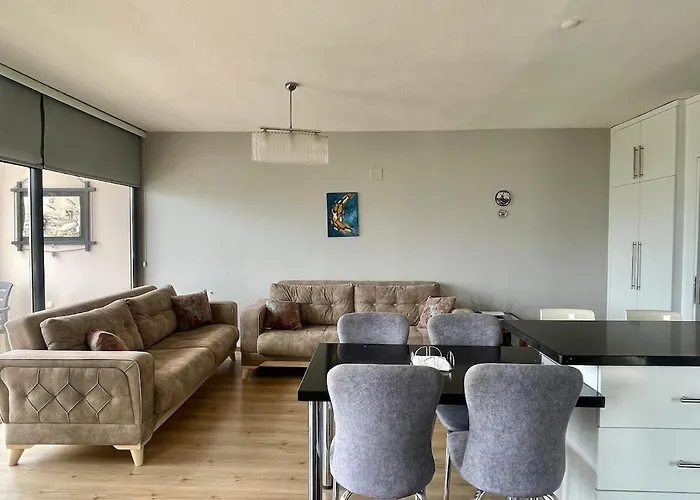 Appartamento Deniz Manzarali, Plaja 100 Metre, Luks 3 *