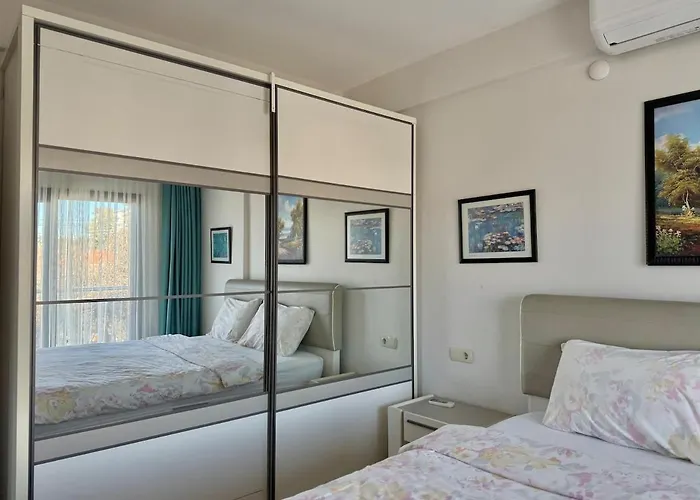 Deniz Manzarali, Plaja 100 Metre, Luks 3 شقة مرمريس